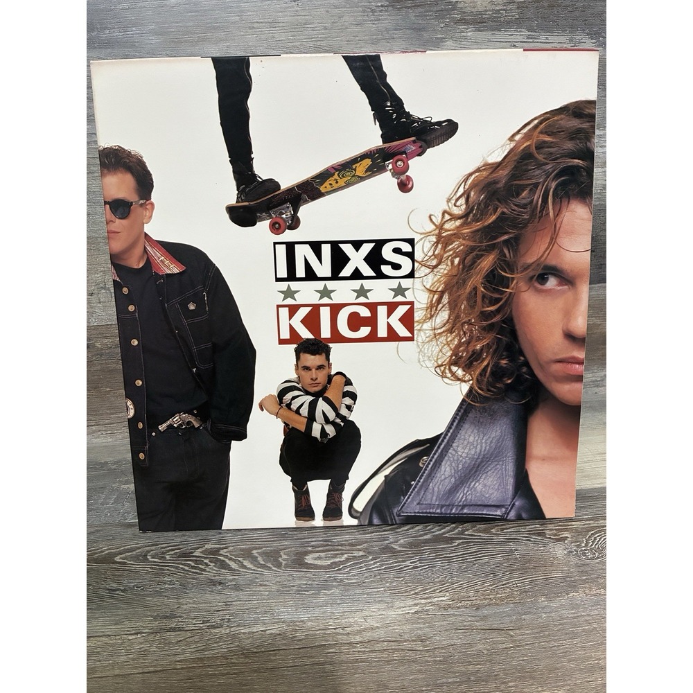 INXS, KICK, 1987 1st Atlantic, 81796-1, Gatefold Vinyl